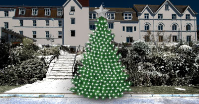 St Michael's Hospice Lights of Love tree 2021 share image